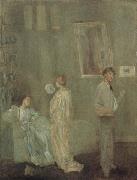 James Abbot McNeill Whistler The Artist s Studio Germany oil painting artist